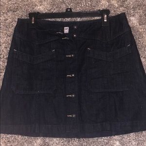 Free people denim skirt
